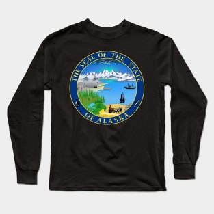 Alaska Coat of Arms Long Sleeve T-Shirt